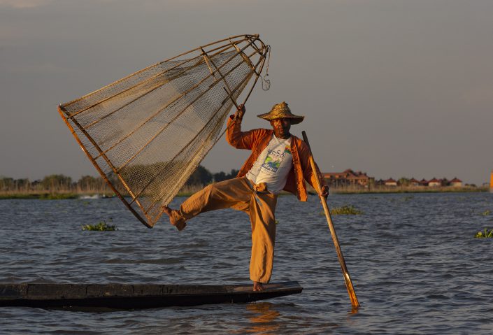 Fisherman - Inle Lake, Myanmar